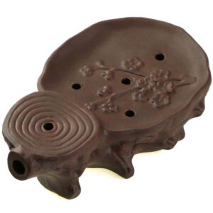 фото - Чабань Гілка сакури коричнева глина, чорна глина