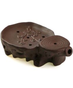 фото - Чабань Гілка сакури коричнева глина, чорна глина