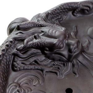 фото - Чабань Гілка сакури коричнева глина, чорна глина