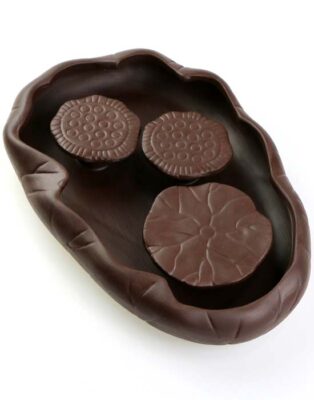 фото - Чабань Гілка сакури коричнева глина, чорна глина