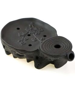 фото - Чабань Гілка сакури коричнева глина, чорна глина