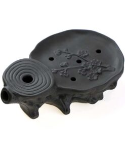 фото - Чабань Гілка сакури коричнева глина, чорна глина