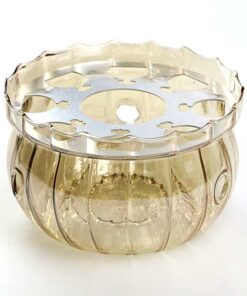 фото - Марміт для заварювального чайника з підігрівом від свічки, термоскло та нержавіюча сталь