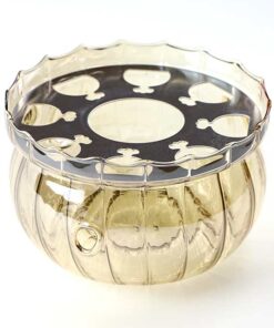 фото - Марміт для заварювального чайника з підігрівом від свічки, термоскло та нержавіюча сталь