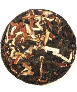 фото - шу с корочками мандарина 100г сырье 2019 прессовка 2023