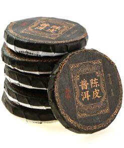 фото - шу пуєр c мандарином мини блинчик 8г