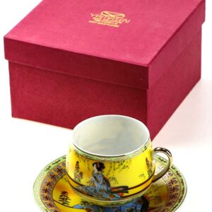 фото - сервиз Ямасен фарфор 110 мл чашка блюдце (Копировать)