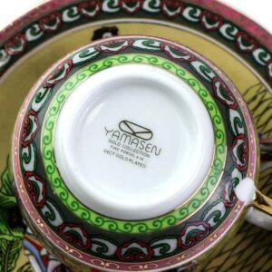 фото - сервиз Ямасен фарфор 110 мл чашка блюдце