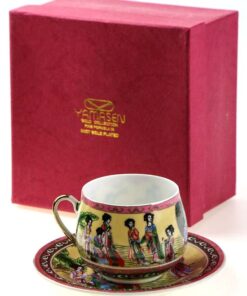 фото - сервиз Ямасен фарфор 110 мл чашка блюдце