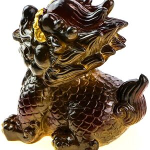 фото - лев менят цвет 8х6х8 см в двух цетах зеленый и красный