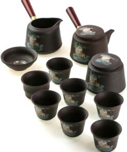 фото - Дорожный набор чайной посуды Тигр, в подарочном кейсе, на 6 персон,  Исин (Копировать)