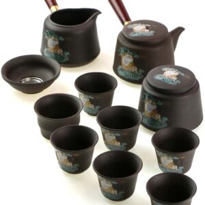 фото - Дорожный набор чайной посуды Тигр, в подарочном кейсе, на 6 персон,  Исин (Копировать)