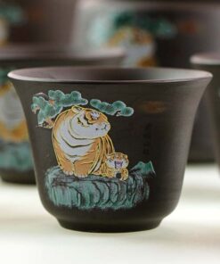 фото - Дорожный набор чайной посуды Тигр, в подарочном кейсе, на 6 персон,  Исин (Копировать)