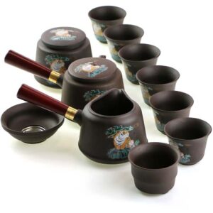 фото - Дорожный набор чайной посуды Тигр, в подарочном кейсе, на 6 персон,  Исин (Копировать)