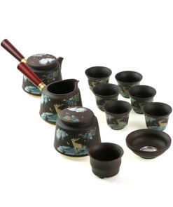 фото - Дорожный набор чайной посуды Тигр, в подарочном кейсе, на 6 персон,  Исин (Копировать)