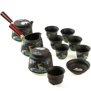 фото - Дорожный набор чайной посуды Тигр, в подарочном кейсе, на 6 персон,  Исин (Копировать)