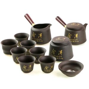 фото - Дорожный набор чайной посуды Тигр, в подарочном кейсе, на 6 персон,  Исин (Копировать)