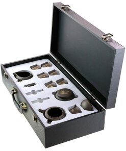 фото - Дорожный набор чайной посуды Тигр, в подарочном кейсе, на 6 персон,  Исин (Копировать)