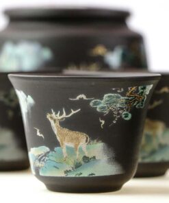 фото - Дорожный набор чайной посуды Тигр, в подарочном кейсе, на 6 персон,  Исин (Копировать)