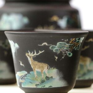 фото - Дорожный набор чайной посуды Тигр, в подарочном кейсе, на 6 персон,  Исин (Копировать)