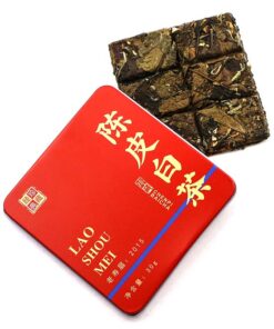 фото - белій чай плитка 30 в жесткоробке