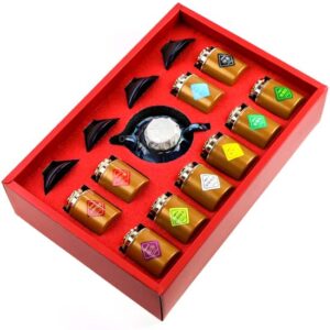 фото - пдарочный набор чая с сервизом желтый (Копировать)