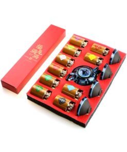 фото - пдарочный набор чая с сервизом желтый (Копировать)