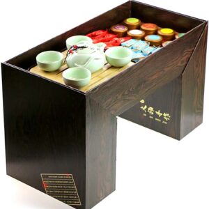 фото - пдарочный набор чая с сервизом