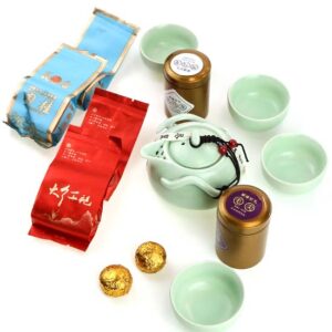 фото - пдарочный набор чая с сервизом