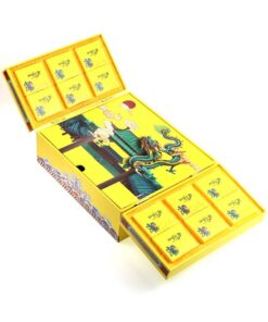 фото - пдарочный набор чая с сервизом желтій