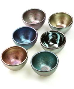 фото - набор пиал цзяньчжань 60 мл 6 шт в подарочной коробке