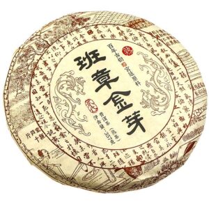 фото - Китайский чай пуэр, Шу Пуэр  Бань Чжан Цзинь Я Сырье 2011г производство 2015 года, 357 г