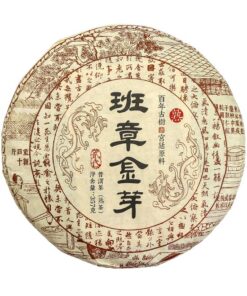 фото - Китайский чай пуэр, Шу Пуэр  Бань Чжан Цзинь Я Сырье 2011г производство 2015 года, 357 г