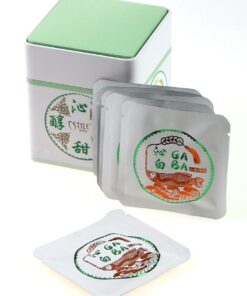 фото - белій чай габа порционный по 5г. 15 пакетиков в жб банке