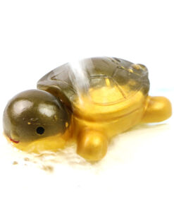 фото - чайная игрушка черепаха золотая. меняет цвет