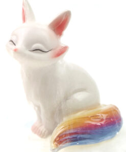 фото - чайная игрушка Лиса сидит. меняет цвет