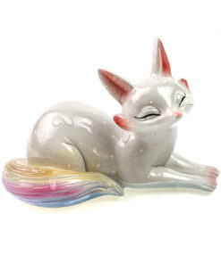 фото - чайная игрушка Лиса лежит. меняет цвет