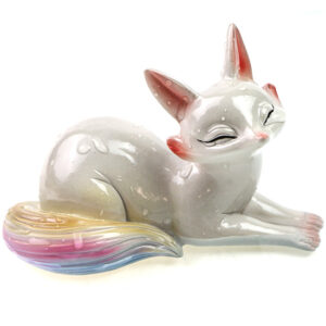 фото - чайная игрушка Лиса лежит. меняет цвет