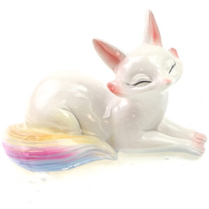 фото - чайная игрушка Лиса лежит. меняет цвет