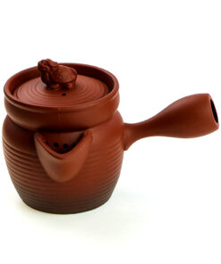 фото - Чахай з боковою ручкою та кришкою Чорний, червоний,коричневий 220мл.