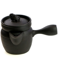 фото - Чахай з боковою ручкою та кришкою Чорний, червоний,коричневий 220мл.