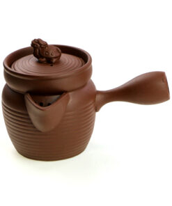 фото - Чахай з боковою ручкою та кришкою Чорний, червоний,коричневий 220мл.