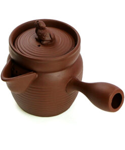 фото - Чахай з боковою ручкою та кришкою Чорний, червоний,коричневий 220мл.