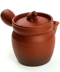 фото - Чахай з боковою ручкою та кришкою Чорний, червоний,коричневий 220мл.