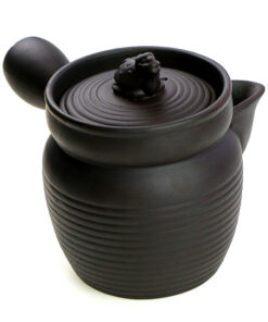 фото - Чахай з боковою ручкою та кришкою Чорний, червоний,коричневий 220мл.