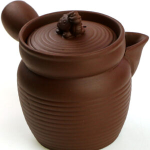 фото - Чахай з боковою ручкою та кришкою Чорний, червоний,коричневий 220мл.