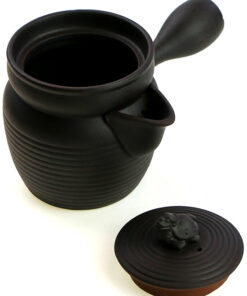 фото - Чахай з боковою ручкою та кришкою Чорний, червоний,коричневий 220мл.