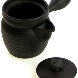 фото - Чахай з боковою ручкою та кришкою Чорний, червоний,коричневий 220мл.