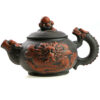 фото - Заварочный чайник дракон, глина, чорно-червоний350мл