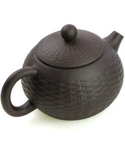 фото - Чайник “високий кощик” черній коричневий 550мл.